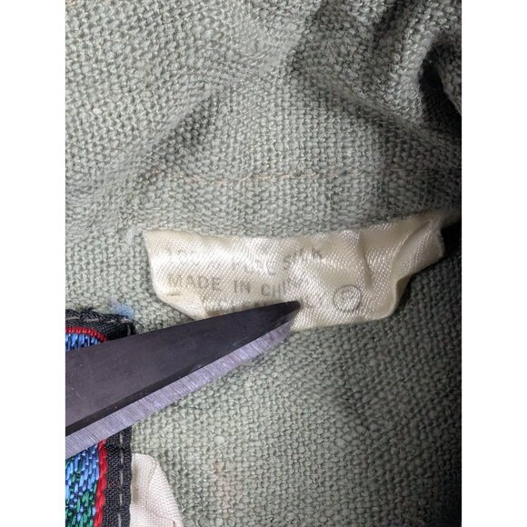 Terramar Grass Roots Collection Silk Button Up Shirt Mens Size Large Green - Picture 4 of 10